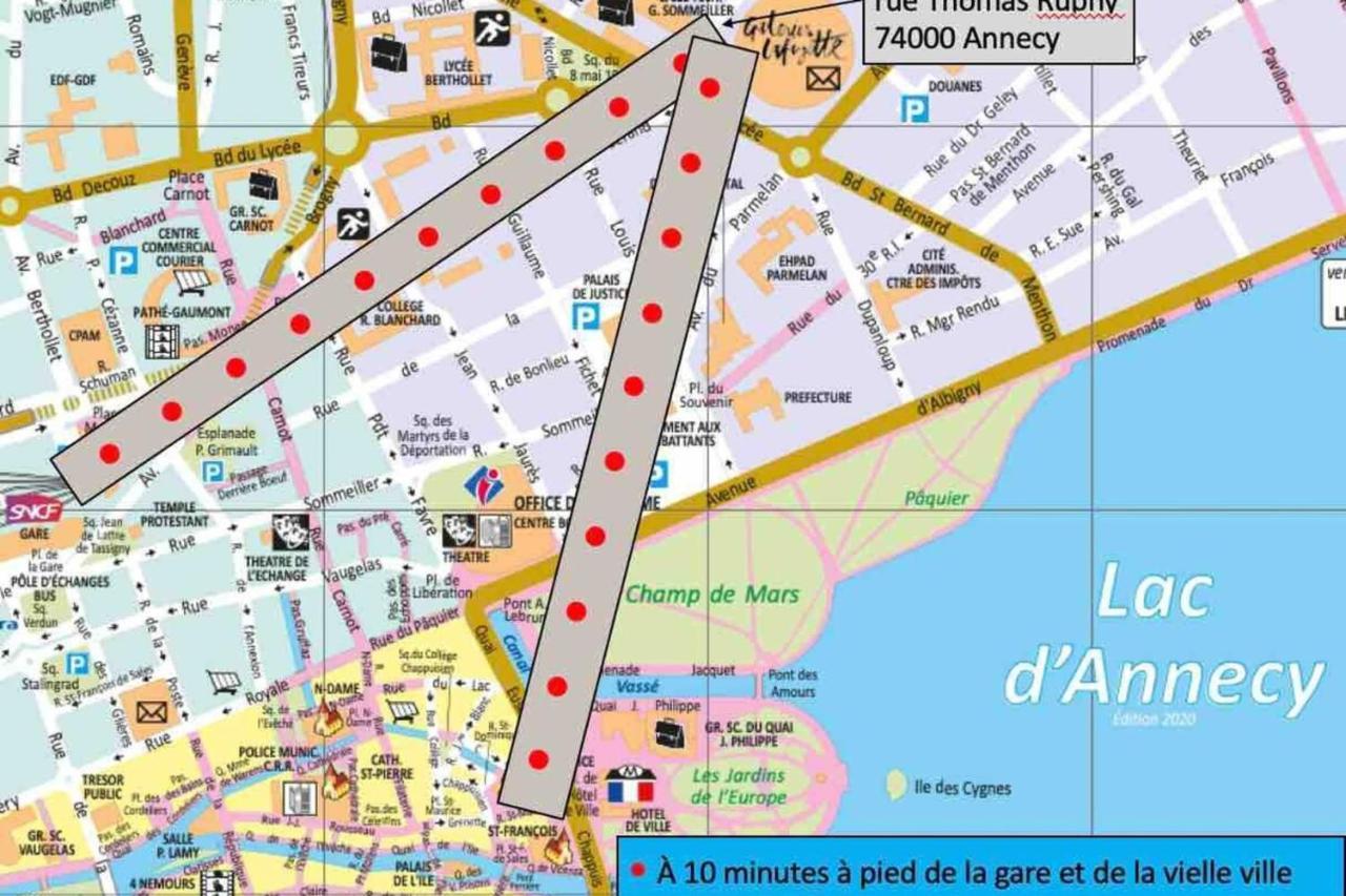 Annecy Center 2 Steps From The Lake Cozy And Renovated! Εξωτερικό φωτογραφία